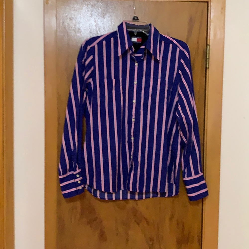 Vintage Tommy Hilfiger Women’s Long Sleeve Shirt